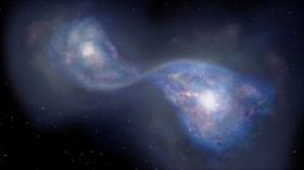 Observan fusión galáctica más lejana y antigua jamás vista