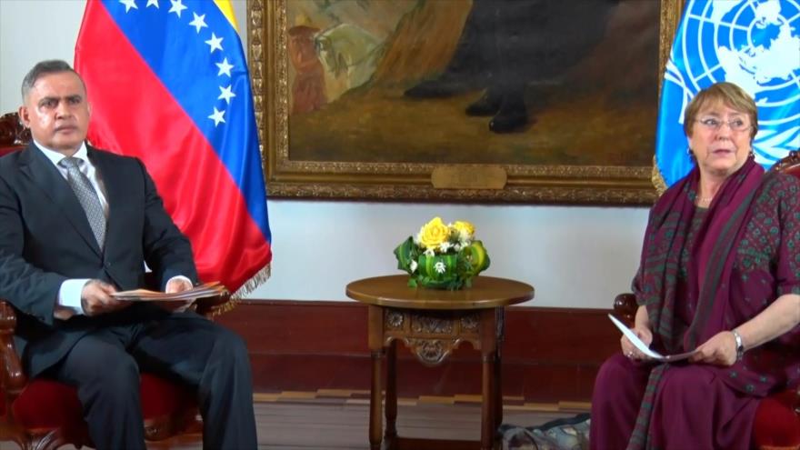 Michelle Bachelet inicia su visita oficial a Venezuela