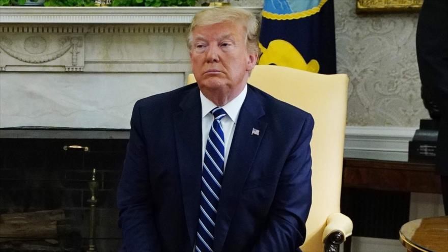 El presidente de Estados Unidos, Donald Trump, en una reunión en la Casa Blanca, 20 de junio de 2019. (Foto: AFP)