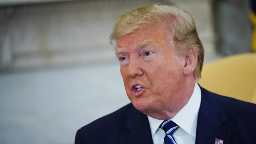 El presidente de Estados Unidos, Donald Trump, en una reunión en la Casa Blanca, 20 de junio de 2019. (Foto: AFP)