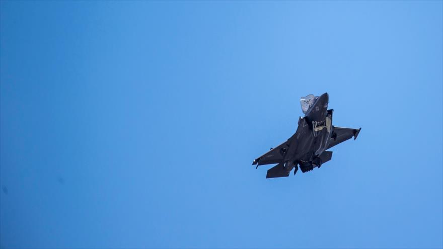 Un caza furtivo Lockheed Martin F-35 Lightning II de la Fuerza Aérea de Estados Unidos, 12 de junio de 2019. (Foto: AFP)