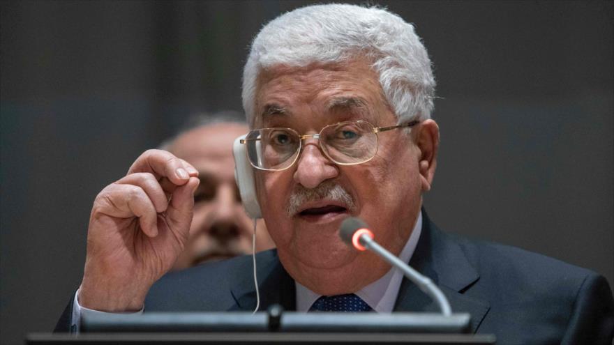 El presidente palestino, Mahmud Abás, durante una reunión de las Naciones Unidas en Nueva York (EE.UU.), 15 de enero de 2019. (Foto: AFP)