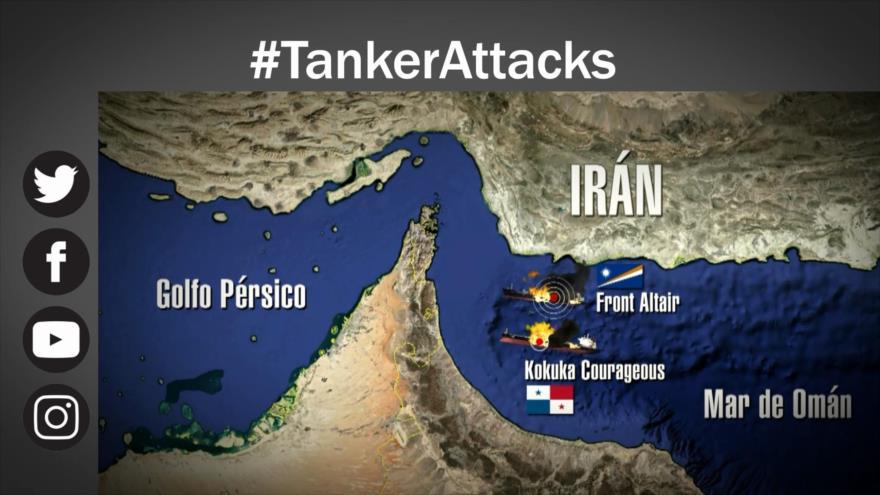 Etiquetaje: Ataques a petroleros, ¿EEUU busca excusas para agredir a Irán?