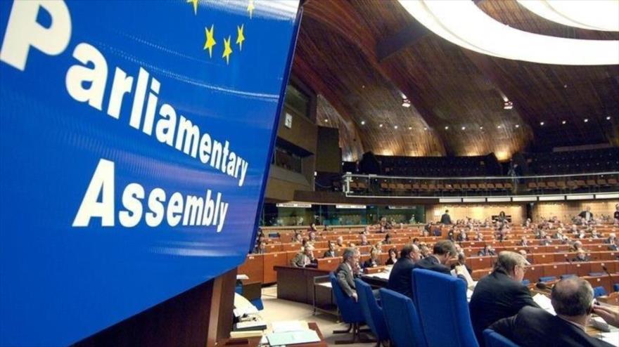 Una sesión de la Asamblea Parlamentaria del Consejo de Europa (APCE) en Estrasburgo (Francia).