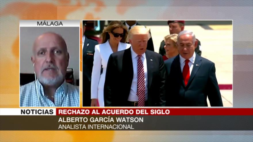 García Watson: Acuerdo del siglo ratifica la ocupación israelí