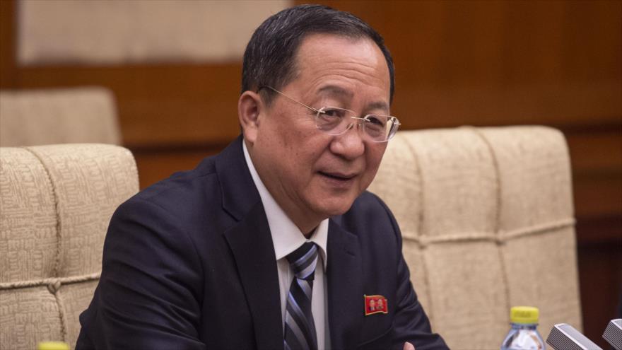 El canciller norcoreano, Ri Yong-ho, en Pekín, China, 7 de diciembred e 2018. (Foto: AFP)