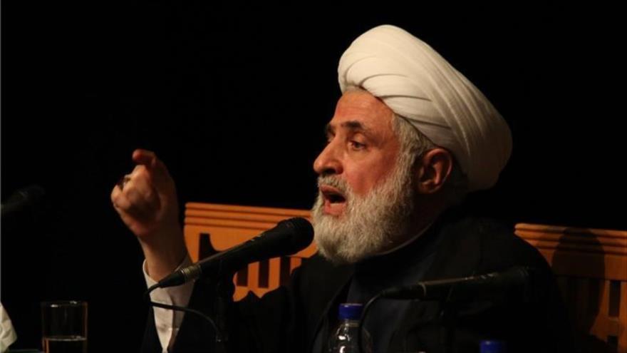 El sheij Naim Qasem, vicesecretario general del Movimiento de Resistencia Islámica de El Líbano (Hezbolá).