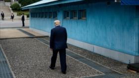 Trump es el primer presidente de EEUU que pisa suelo norcoreano