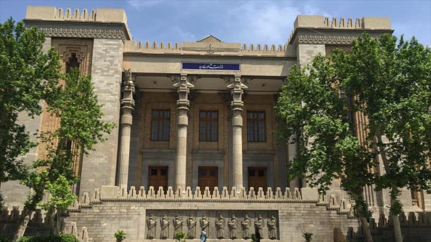 La sede de la Cancillería de Irán en Teherán, la capital.