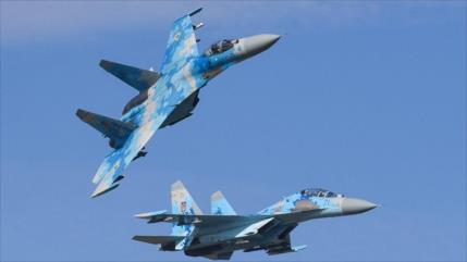 Vídeo: Su-27 ruso intercepta avión espía de EEUU sobre mar Negro