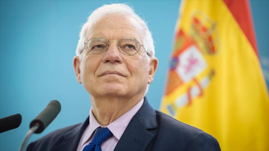 El canciller de España, Josep Borrell, durante una reunión en Liubliana (capital de Eslovenia), 9 de abril de 2019. (Foto: AFP)