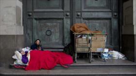 Más de 7000 personas duermen en las calles de Buenos Aires