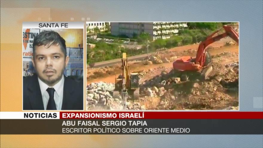 Sergio Tapia: Netanyahu busca aumentar colonización de Palestina