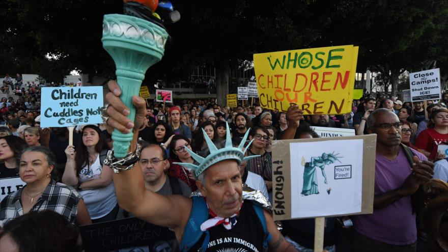 Manifestaciones en todo EEUU contra la política migratoria de Trump