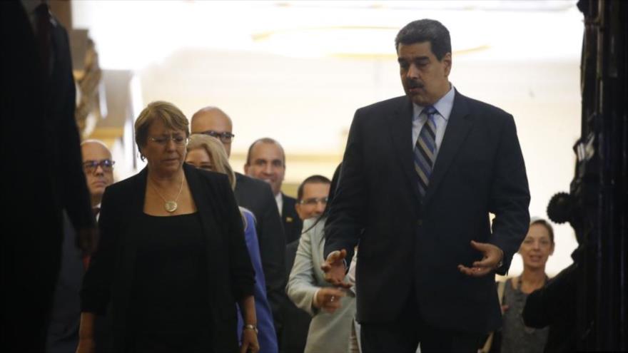 Maduro reprocha a Bachelet por ceder “a las presiones” de EEUU | HISPANTV
