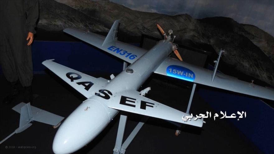 Dron yemení modelo Qasif 2K.