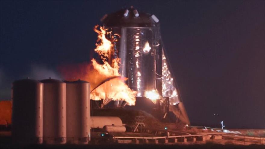 Vídeo: Estalla nave de prueba Starhopper de SpaceX en plataforma