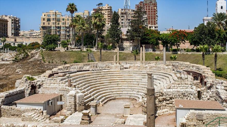 Arqueólogos hallan una ciudad de la época romana, que data de entre los siglos IV-VII, en la localidad egipcia de Alejandría.