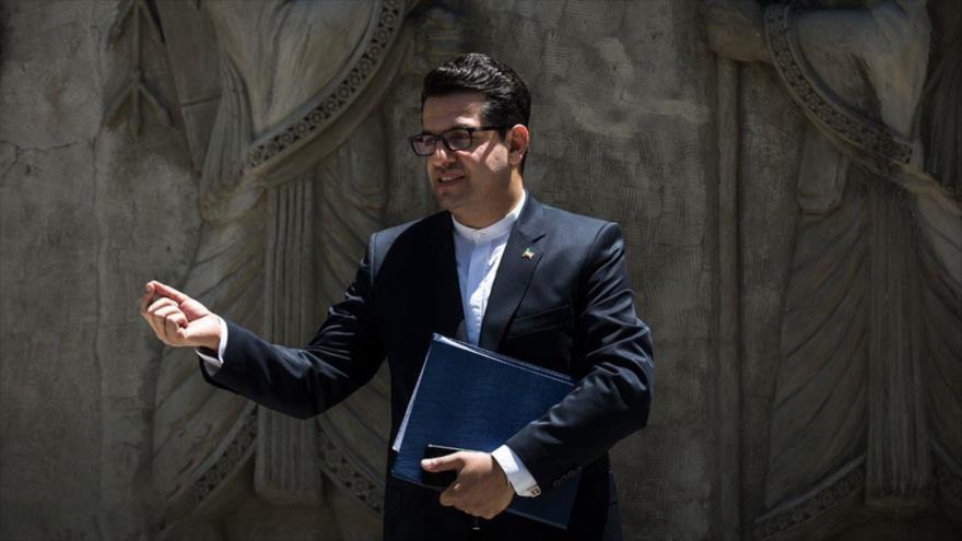 El vocero de la Cancillería de Irán, Seyed Abás Musavi.