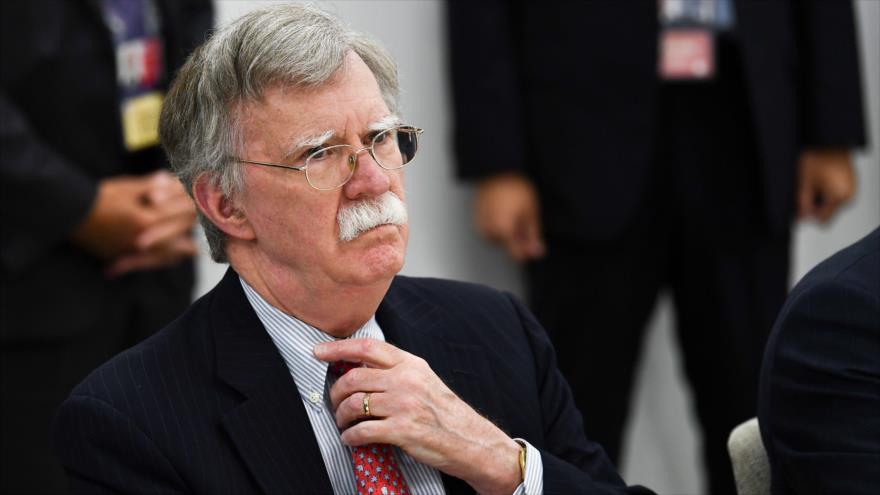 El asesor de Seguridad Nacional de EE.UU., John Bolton, durante la cumbre del G20 en Osaka, Japón, 28 de junio de 2019. (Foto: AFP)