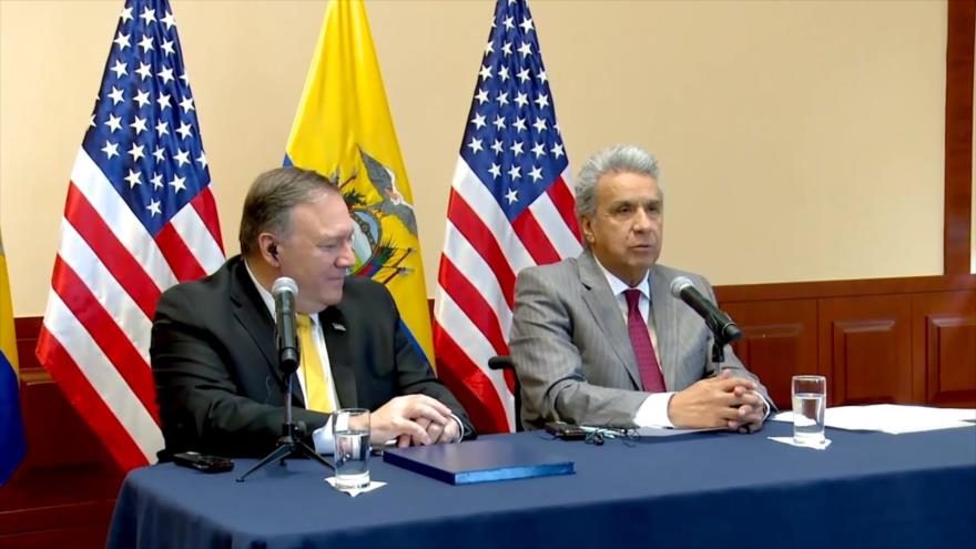 Lenín Moreno y Mike Pompeo se reúnen en medio de cuestionamientos