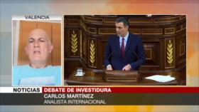 Martínez: La única posibilidad de Sánchez es un pacto PSOE-Podemos
