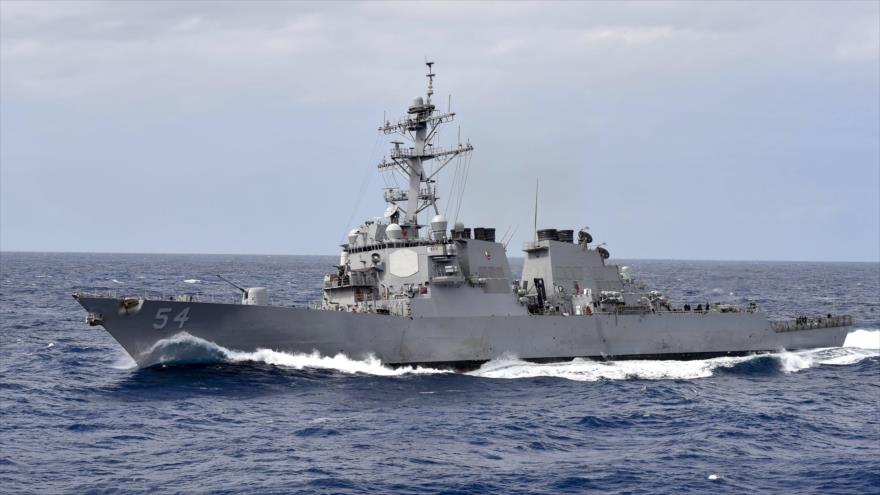 Un buque de guerra de EE.UU. desplegado en el mar de Filipinas, 23 de octubre de 2018. (Foto: AFP) 
