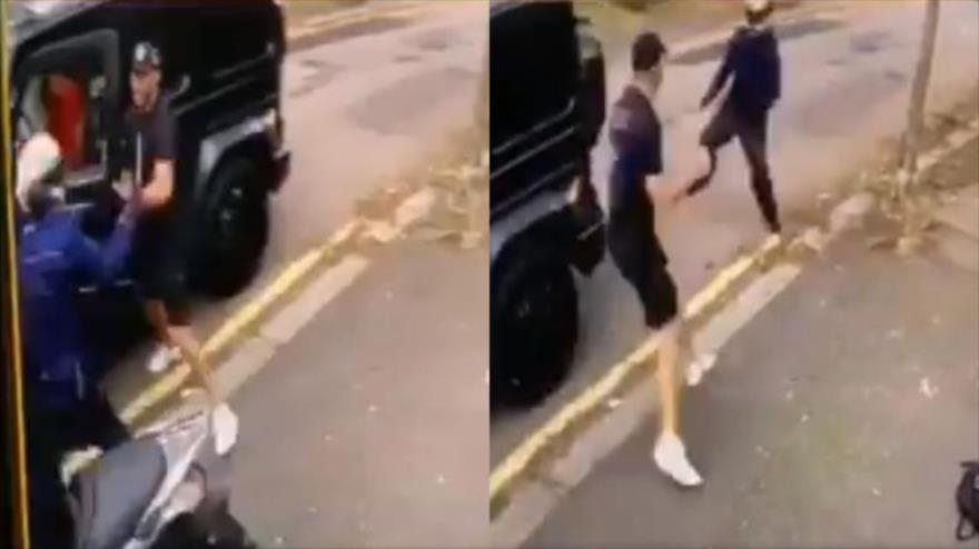 Vídeo: Desconocidos tratan de robarle el coche a Özil con cuchillo