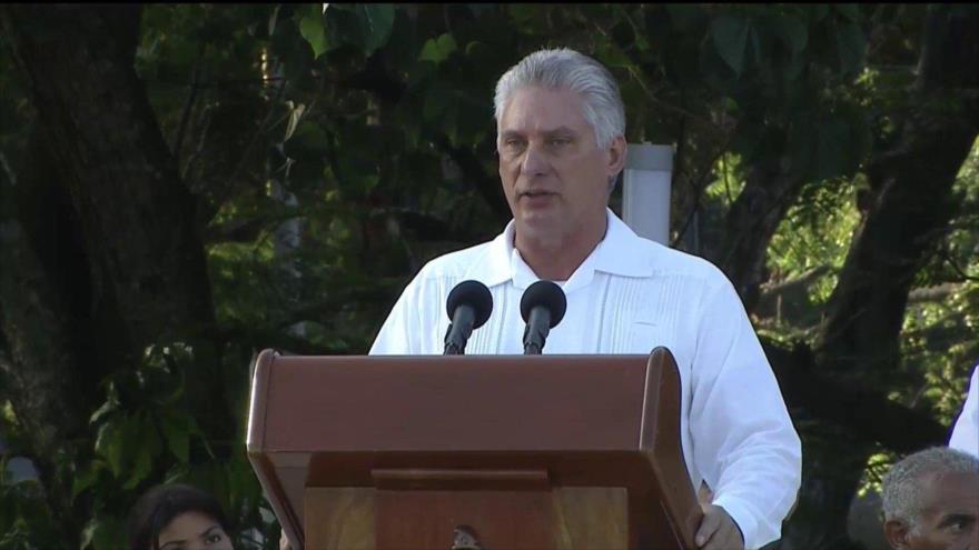 Díaz-Canel censura el “plan genocida” de EEUU contra Cuba