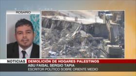 “Demolición israelí en Al-Quds busca materializar acuerdo de siglo”