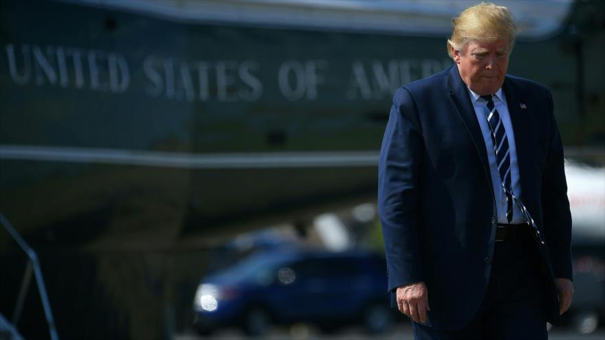 El presidente de EE.UU., Donald Trump, durante una visita al estado de Nueva Jersey, 21 de julio de 2019. (Foto: AFP)