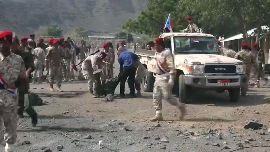 Yemeníes atacan con drones un desfile militar de aliados de Riad