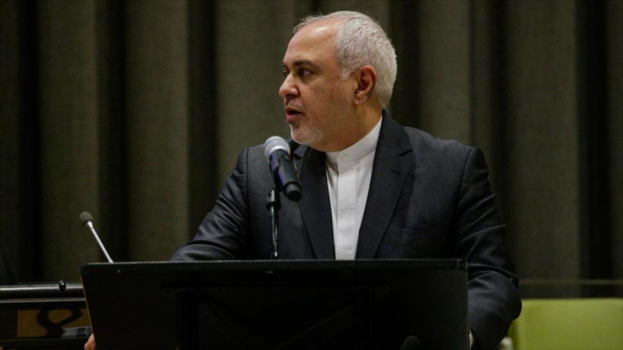 El canciller iraní, Mohamad Yavad Zarif, en la sede de la ONU en Nueva York (EE.UU.), 17 de julio de 2019. (Foto: AFP)