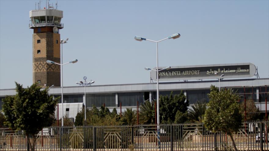 El aeropuerto internacional de Saná, la capital de Yemen.