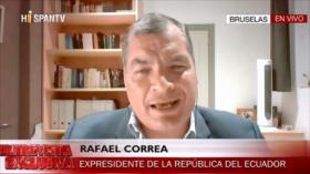 Correa dice enfrentar una ‘brutal persecución judicial’ en Ecuador