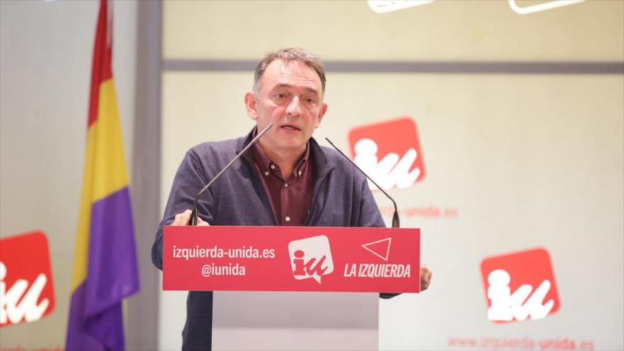 El diputado del partido español Izquierda Unida (IU), Enrique Santiago.