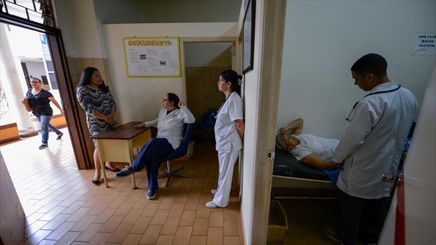 El Hospital de la Cruz Roja en Caracas, capital de Venezuela, 17 de abril de 2019. (Foto: AFP)