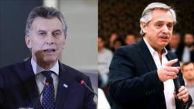 Alberto Fernández acusa a Macri de tensar mercados de Argentina