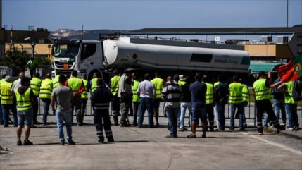 Transportistas de Portugal inician su segundo paro indefinido