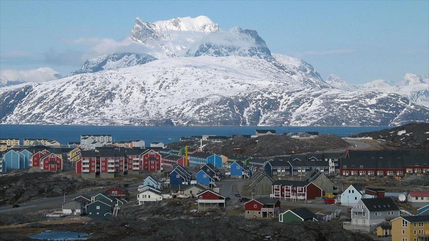 La ciudad de Nuuk, la capital de Groenlandia.