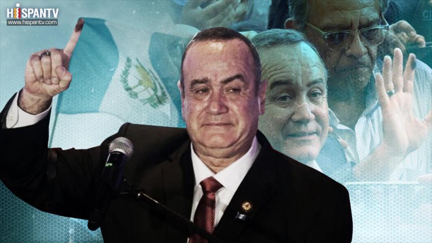 El presidente electo de Guatemala Alejandro Giammattei