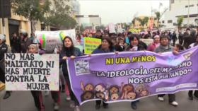 Marcha #NiUnaMenos en Perú contra la violencia de género
