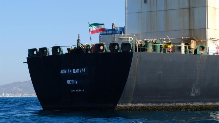 Petrolero liberado en Gibraltar zarpa hacia Mediterráneo