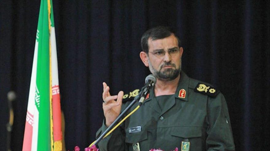 Comandante de la Fuerza Naval del Cuerpo de Guardianes de la Revolución Islámica (CGRI) de Irán, el contralmirante Ali Reza Tangsiri.