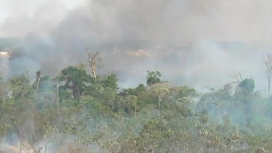 Brasil bajo presión internacional por incendios en el Amazonas