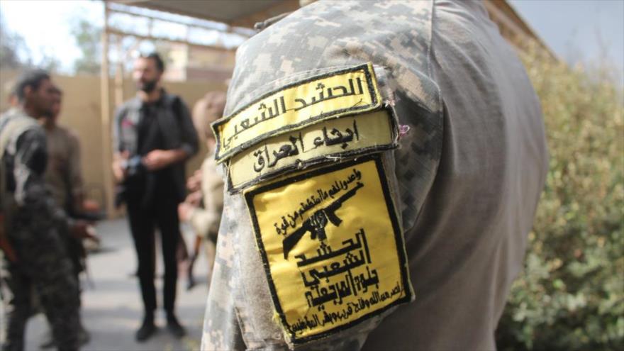Integrantes de las Unidades de Movilización Popular (Al-Hashad Al-Shabi, en árabe) de Irak.