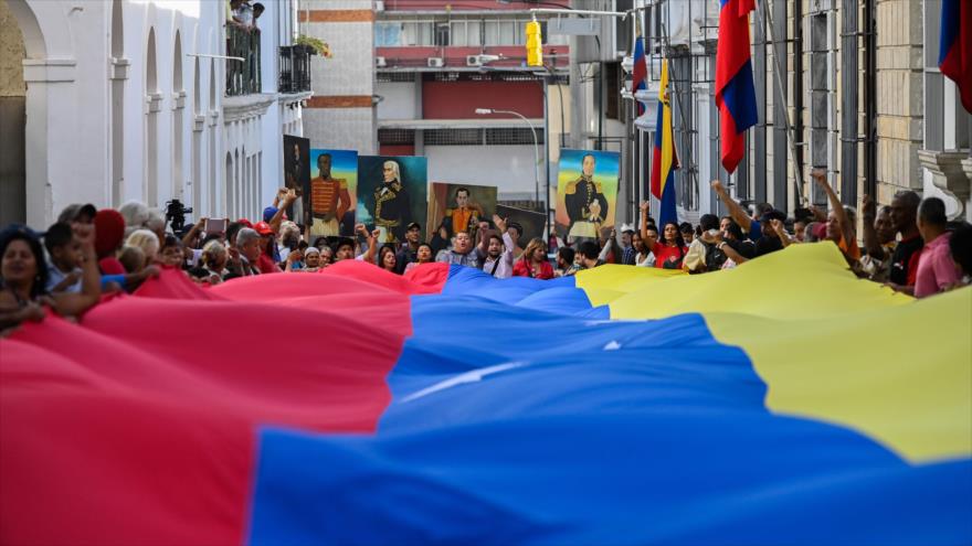 Vídeo: venezolanos vuelven a las calles contra sanciones de EEUU