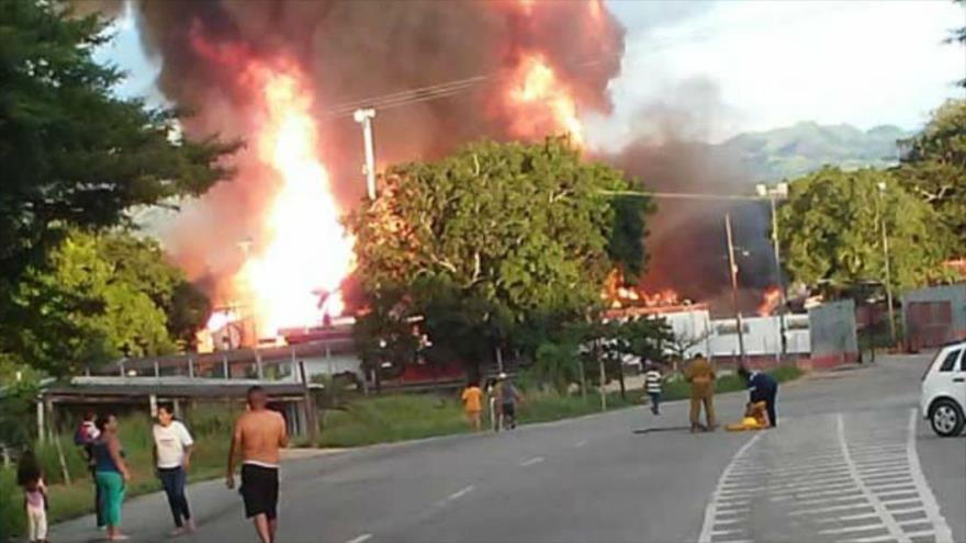 Caracas tilda de “sabotaje terrorista” explosión en planta de gas | HISPANTV