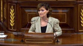 Vicepresidenta española explica gestión de la crisis de Open Arms