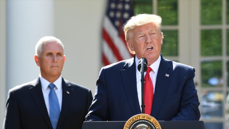 El presidente de EE.UU., Donald Trump, habla en un evento en el Jardín de las Rosas de la Casa Blanca, Washington, 29 de agosto de 2019. (Foto: AFP)